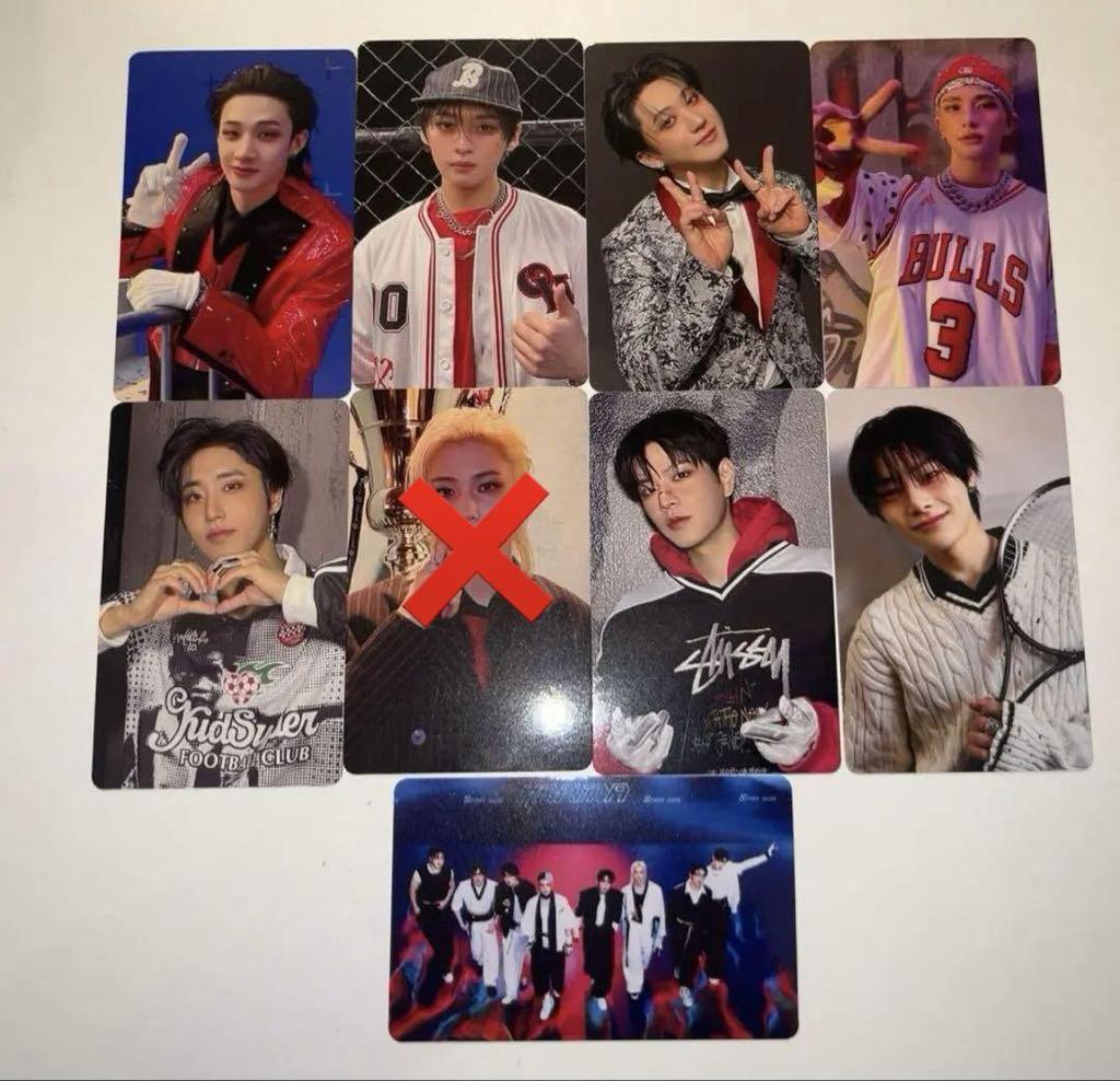 [USED] straykids trading card Lucky Doro B HMV 8 pieces complete 2
