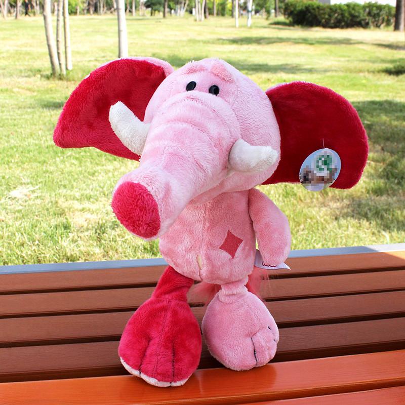 

Figures Animal Plush Lion Elephant Rabbit With Pp Cotton Filling For Gift Kids Elephant,25cm