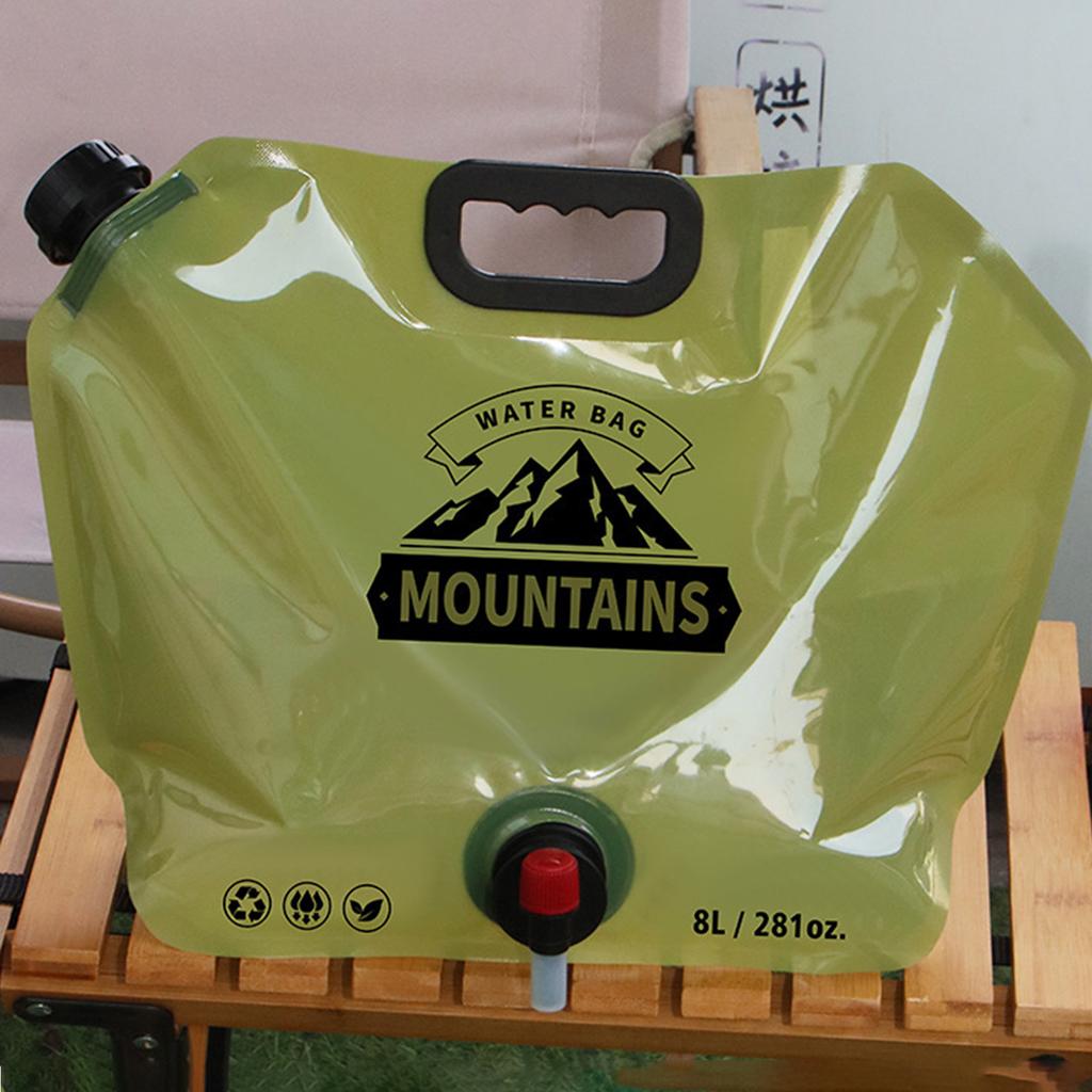 Food Grade Foldable Water Bag Portable Camping Storage Container For Outdoor Travel Car Emergency Use