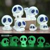 Miniature Resin Ghost Figurine With Glow Effect For Home Enthusiasts Decor