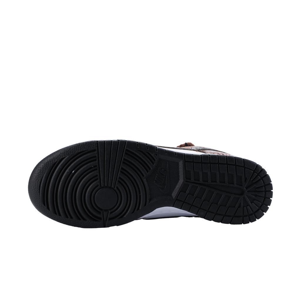 Nike Dunk Fiery Knight Leather Abrasion Resistant Low Top Skateboard Shoes Men's Black White HF5441-100(Team626-)