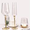 Creative Gold Electroplating Wine Glasses Cup Luxury Lead-free Crystal Goblet Champagne Glass Cocktail Glasses Wedding Drinkware
