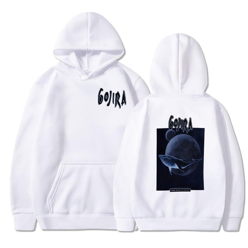 GOJIRA 2024 Unisex Casual Fleece Hoodie - New Cross-border Winter Fashion XL 1398₽