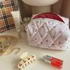 Japanese Cherry Pattern Travel Toiletries Bag - Soft Cotton Cosmetic Storage