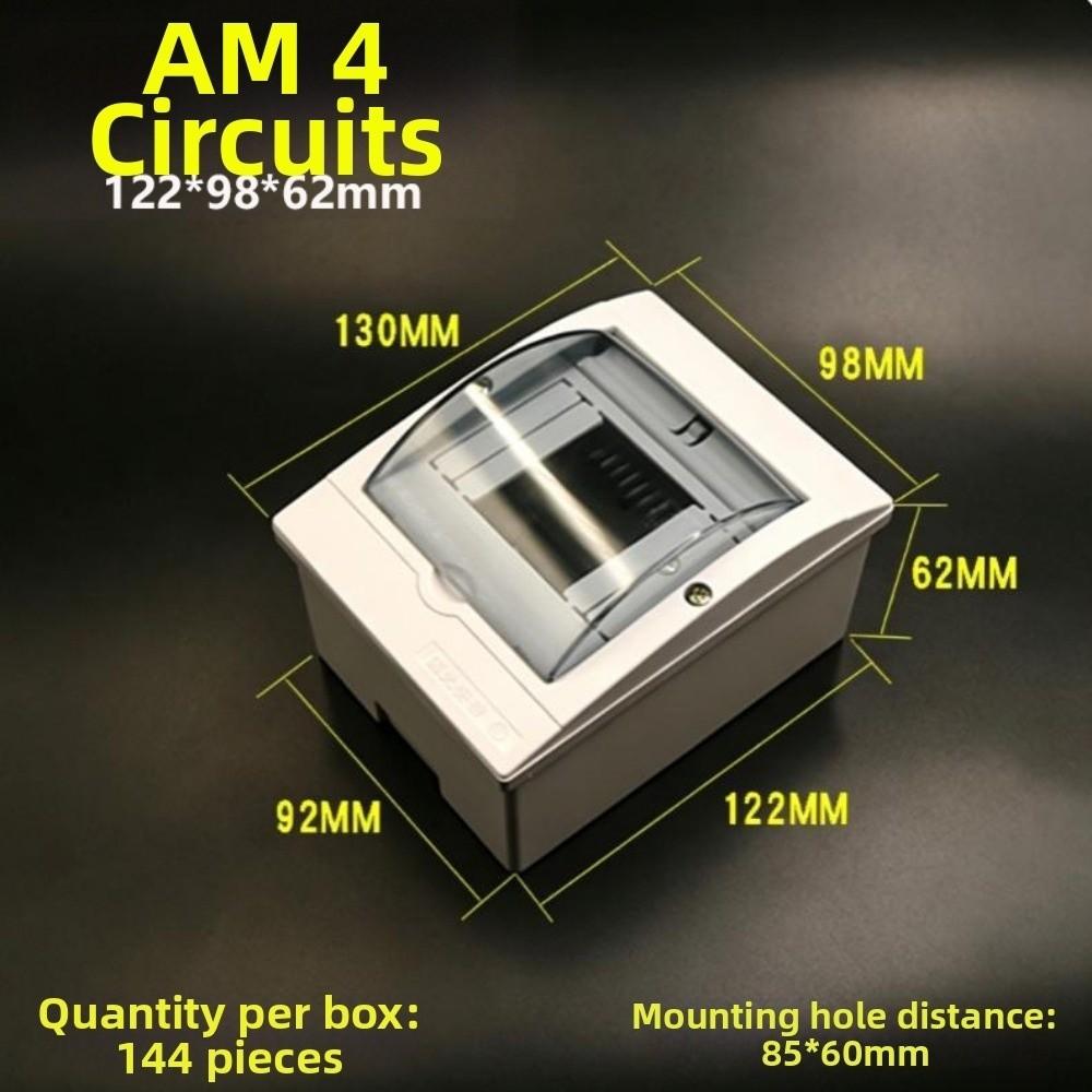 1/2/3/4/6/9/13/16 Ways Circuit Breaker Distribution Protection Box Indoor Wall Mount HT-5 Series Electric Transparent Cover Box