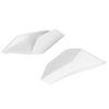 Motorcycle Aerodynamic Winglets Spoiler Wing Universal Modification AccessoryWhite