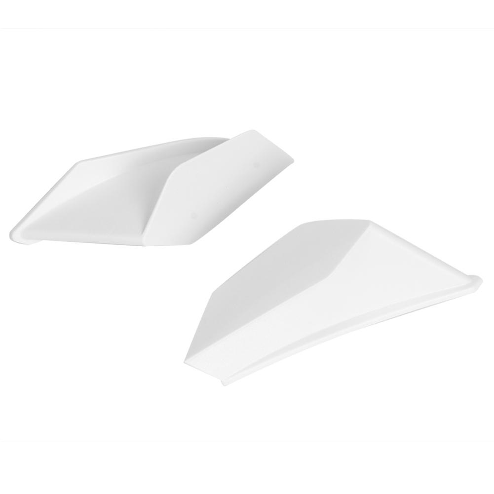 Motorcycle Aerodynamic Winglets Spoiler Wing Universal Modification AccessoryWhite