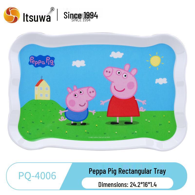 WUHE Peppa Pig Kids Divided Dining Plate