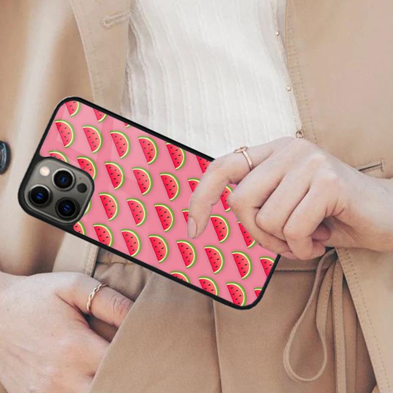 

Cute Summer Fruit Watermelon Magnetic Phone Case For APPLE iPhone 17 Air 16 14 13 12 Pro Max 15 Plus Wireless MagSafe Cover iPhone 14
