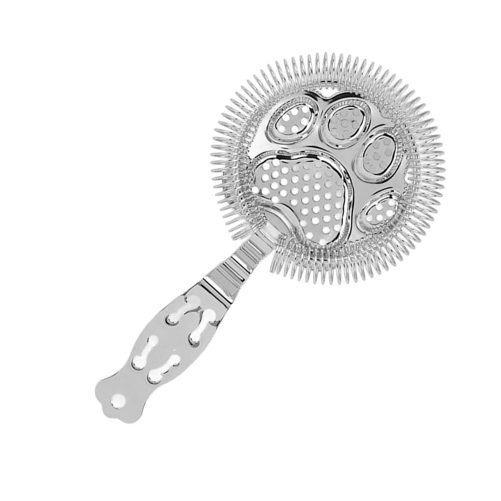 304 Stainless Steel Cocktail Strainer Silver Ice Filtration Perfect Accessory Drink Strainer Bars