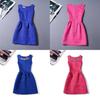 New Princess Style Sleeveless A-line Dress With Flattering Fit And Charming Accessories