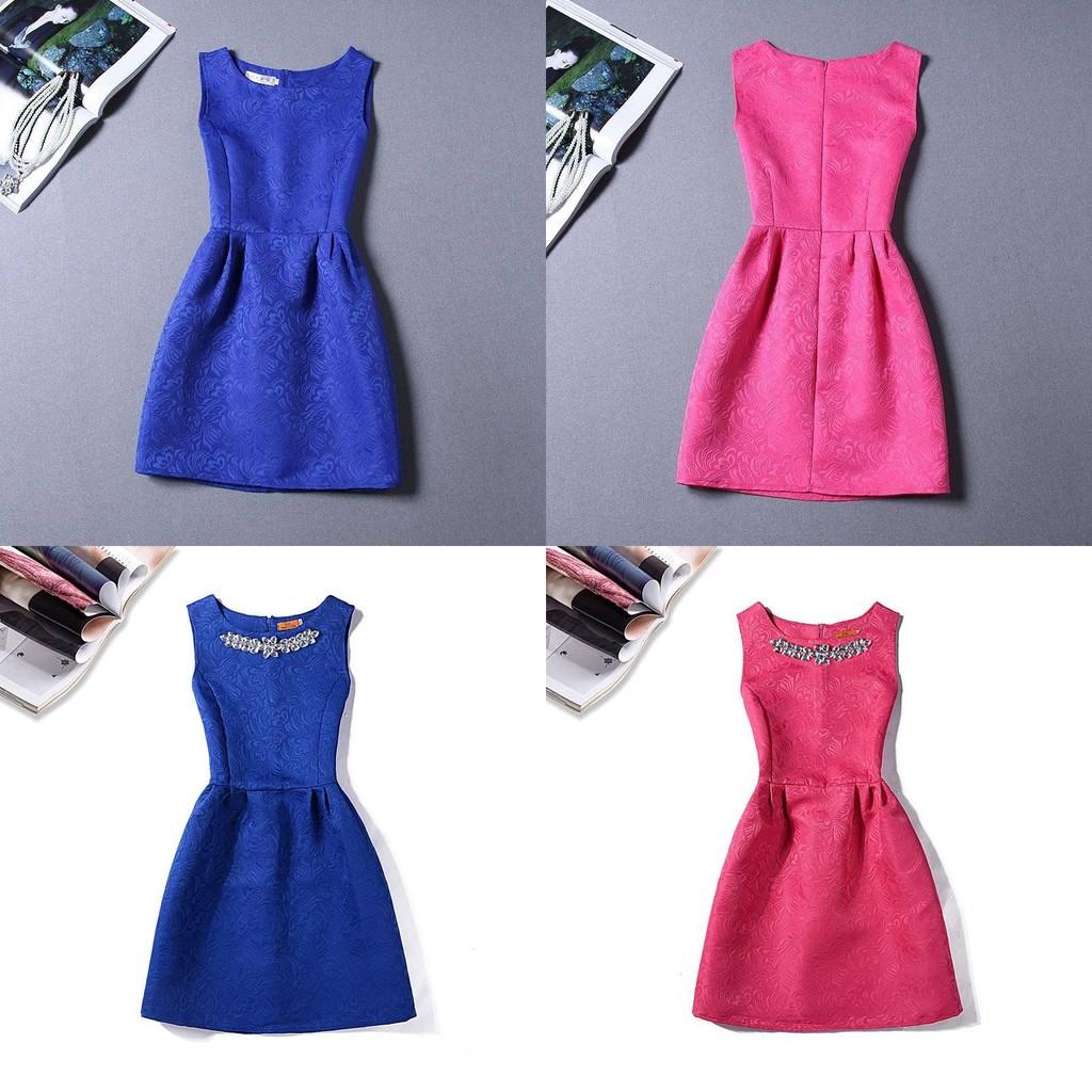 New Princess Style Sleeveless A-line Dress With Flattering Fit And Charming Accessories