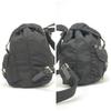 PRADA Tessuto Nylon Rucksuck Backpack Daypack Leather Black Women's Triangle Logo Plate