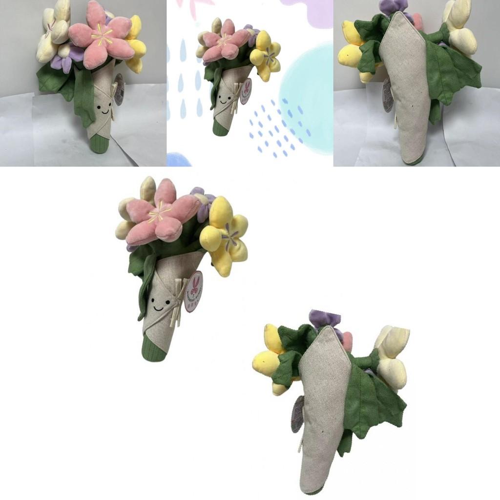 Adorable Floral Plushie Doll Soft Short Plush Stuffed Toy Figurine 16 Inches