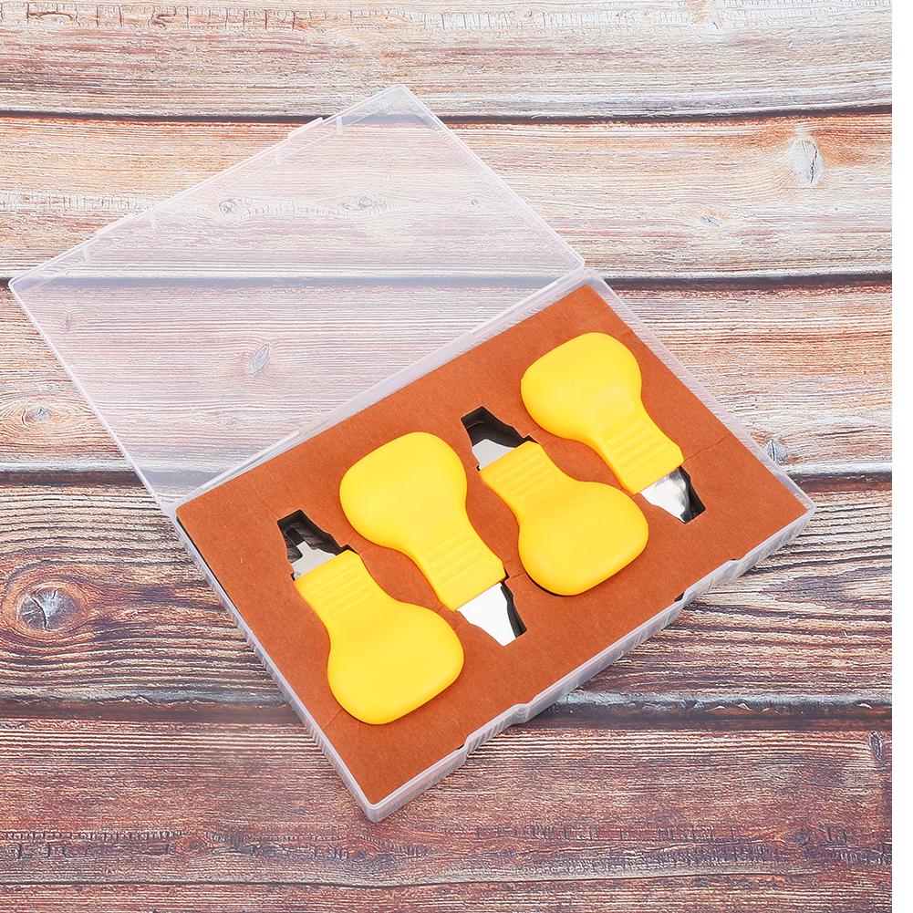 4pcs Stainless Steel Watch Pry Watch Case Remover Watch Repair Tool Accessory