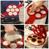 Köksredskap Gadget Tillbehör Pannkakslagg Silikonform Nonstick Kokpanna Vänd Ägg Form Kök Matlagningsverktyg Tillbehör