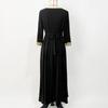 Middle Eastern Muslim Women's Embroidered Robe Loose Casual Long Ethnic Style Dress