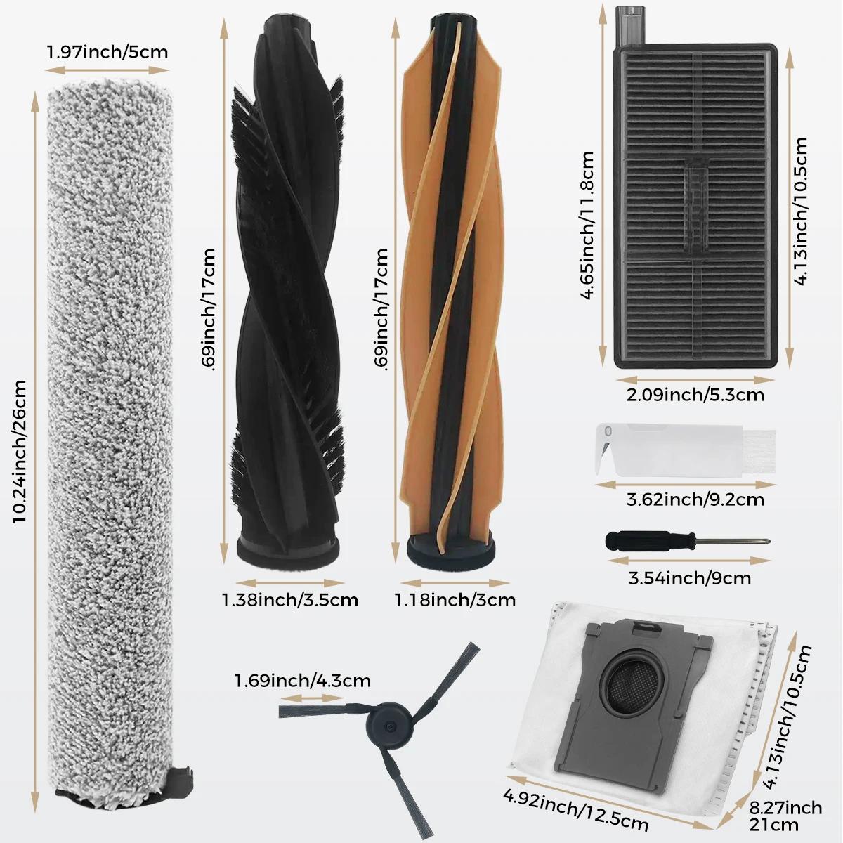 Accessori per Dreame Aqua10 Ultra Roller/Aqua10 Ultra Roller Complete/Aqua10 Pro Track/Aqua10 Ultra Track Complete Robot