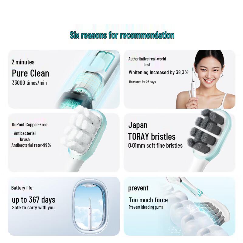 ROAMAN T10X-B Electric Toothbrush