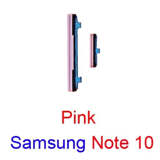 NOVO Botão Lateral de Liga/Desliga e Volume Para Samsung Galaxy Note 7 8 9 10 Plus Botão de Volume Externo + Liga/Desliga