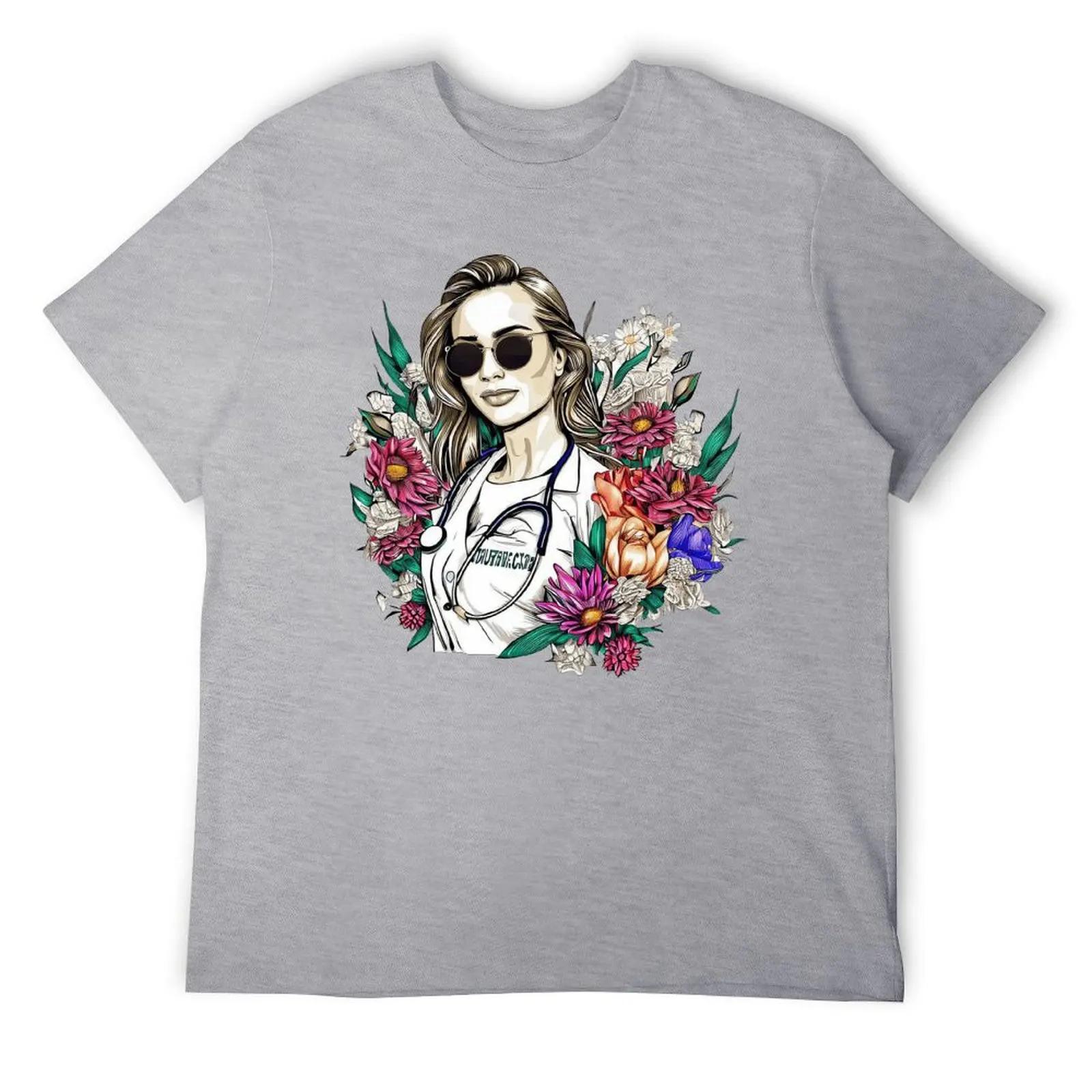 

День матери Удивительно красивая женская футболка с изображением доктора Harajuku Motion Tshirt Graphic Home Funny Novelty Eur Size XXXXXL белый