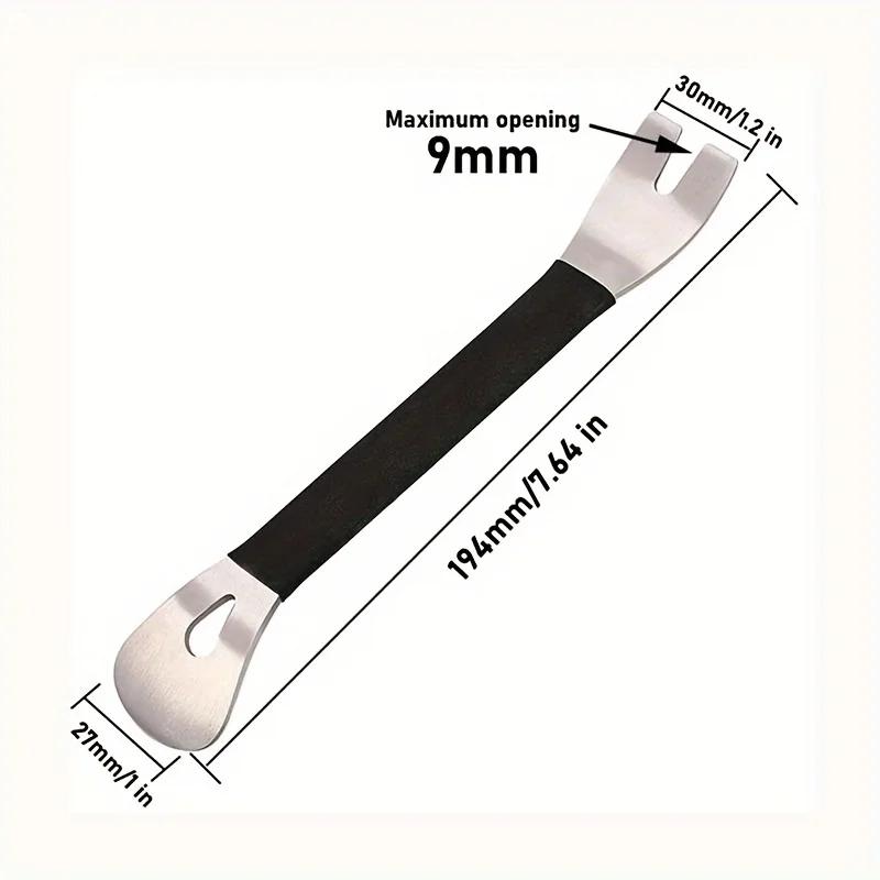 Ferramenta de desmontagem de áudio automotivo Aço inoxidável PryClip Rocker Crowbar Bar Painel da porta Desmontagem Painel de alavanca Interior