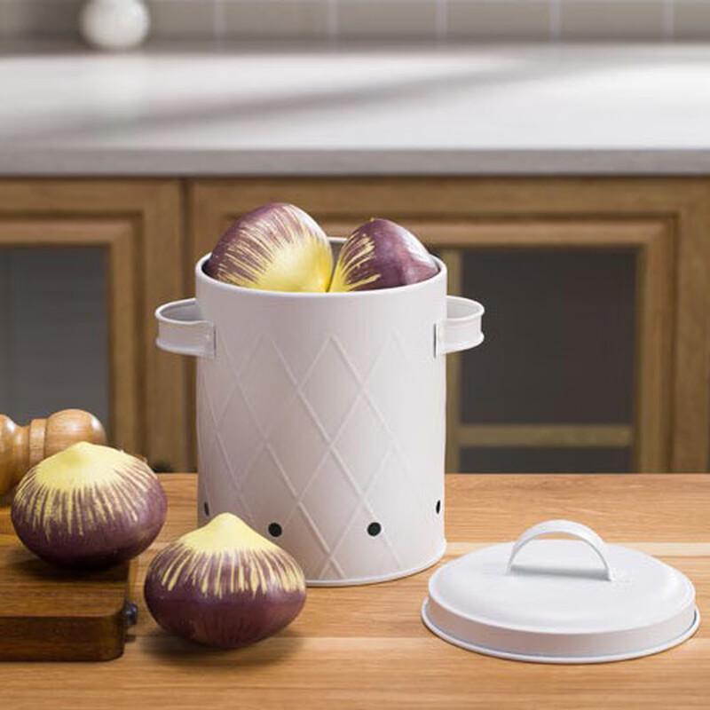 Carbon Steel Mesh Onion & Vegetable Storage Bins (3-Pack)