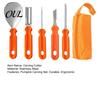 Fruit And Vegetable Carving Set Halloween Pumpkin Tools Kit, Stainless Steel Blades Anti-slip Cutter Handles Cutters, Manual DIY Jack-O-Lanterns