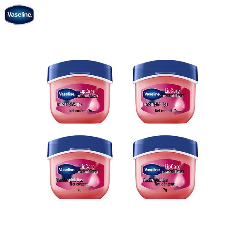 Vaseline Classic Rose Tinted Lip Balm 4-Pack