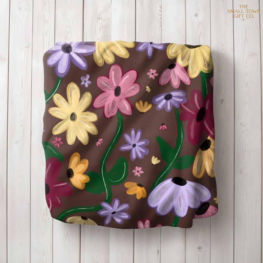 Floral piano surprise song blanket rare original soundtrack girl Christmas gift printed blanket songgirl era exquisite floral