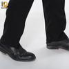 Nai Dian Men's Half Elastic Straight Leg Chef Work Pants