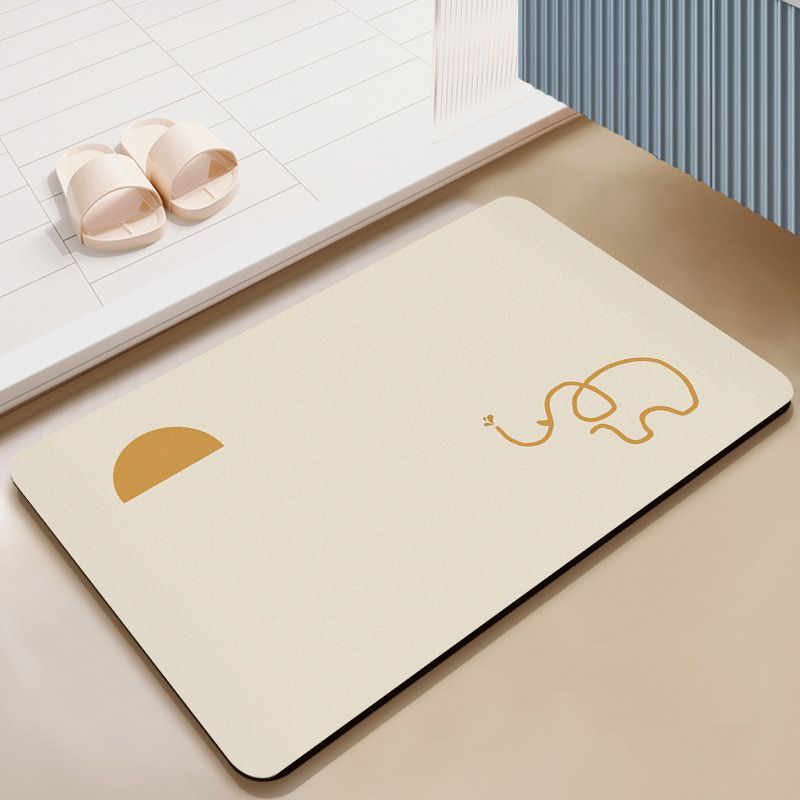 Weiche Diatomeen Badezimmer saugfähige Bodenmatte, schnelltrocknende Toilette vor der Badezimmertür, Haushaltsbodenmatte, Fußmatte Teppich