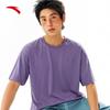 ANTA Unisex Loose Fit Solid Color Short Sleeve T-Shirt