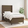 3131492 vidaXL Divan Bed with Mattress Dark Brown 100x200 Cm