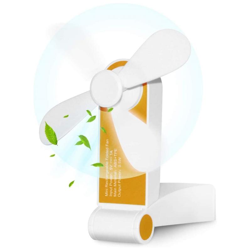 Mini Handheld Fan Rechargeable Electric Hand Fan Speed Adjustable Purse Fan for Women Kids Travel Outdoor