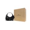 Coach Carmen 20 Logo Zip Closure Patent Leather Shoulder Crossbody Tote Bag Small Women Handbags Black CW036-SVBK