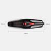 120W Handheld Vacuum Cleaner with LED Light Wet Dry Use for Car Home Liquid Particle Hair Sediment