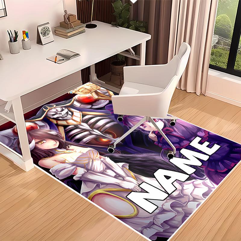 Custom Personalization Overlord Print Area Rug - Soft, Washable Non-Slip Indoor Mat,Living Room,Home&Office Decorative Rug