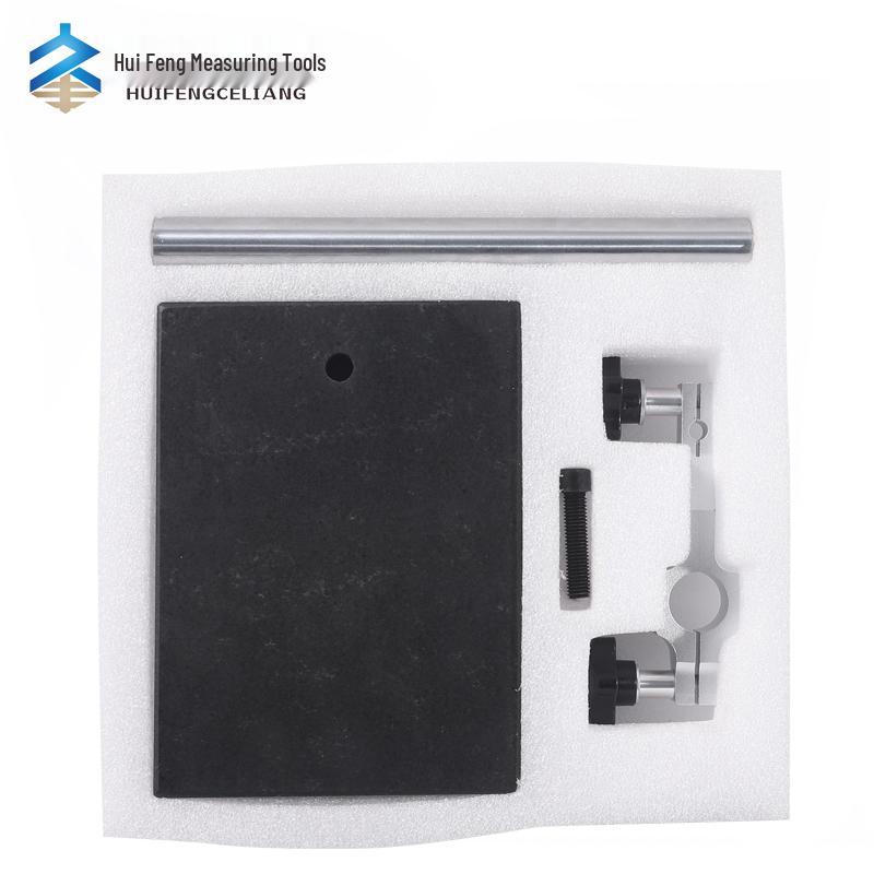 Digital Dial Indicator Stand with Marble Base, Height Gauge, and Measuring Seat