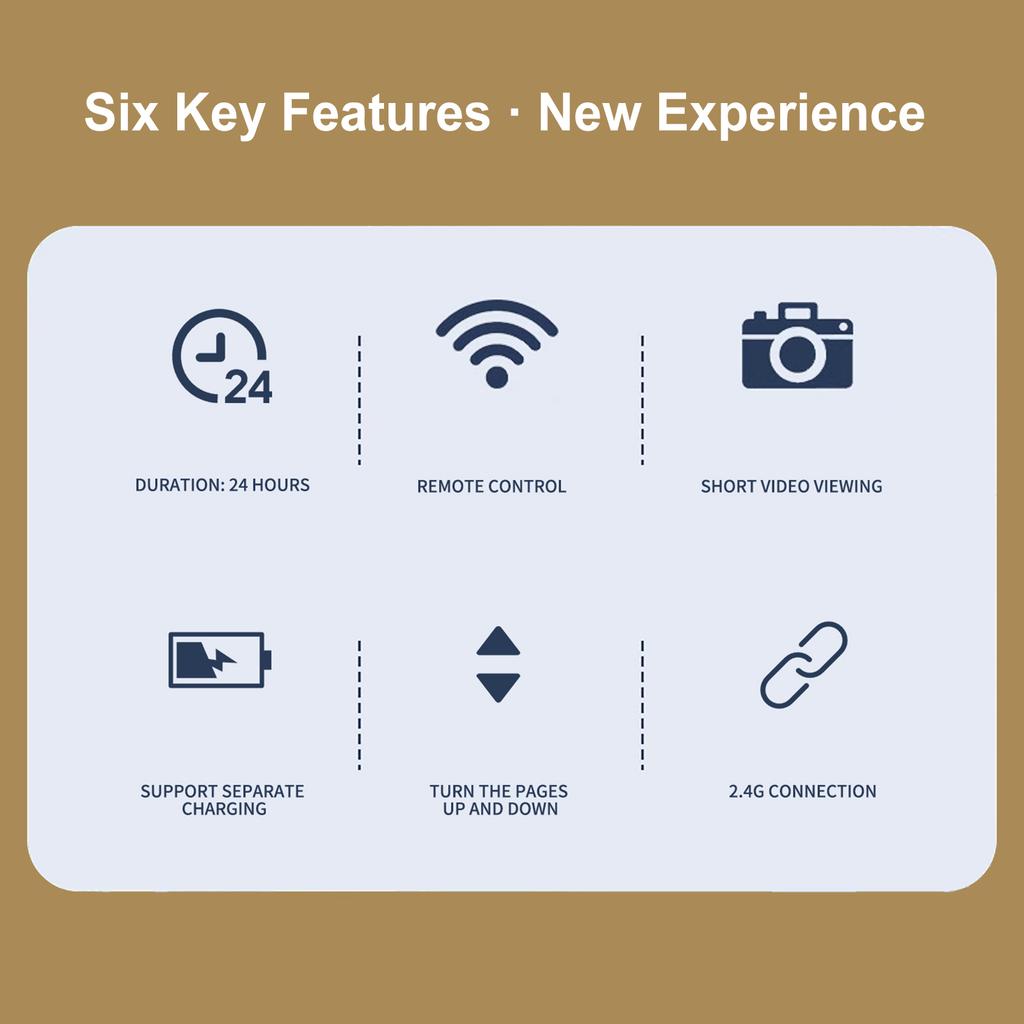 Remote Control Page Turner For Kindle Paperwhite Oasis Kobo EReaders Camera Camcorder Remote Control For iPhone iPad Android