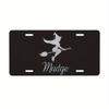 Targa in Metallo Vintage Personalizzata D Flat pc Strega Perfetta per Paraurti Anteriore Auto Distintivo Metallico Novità