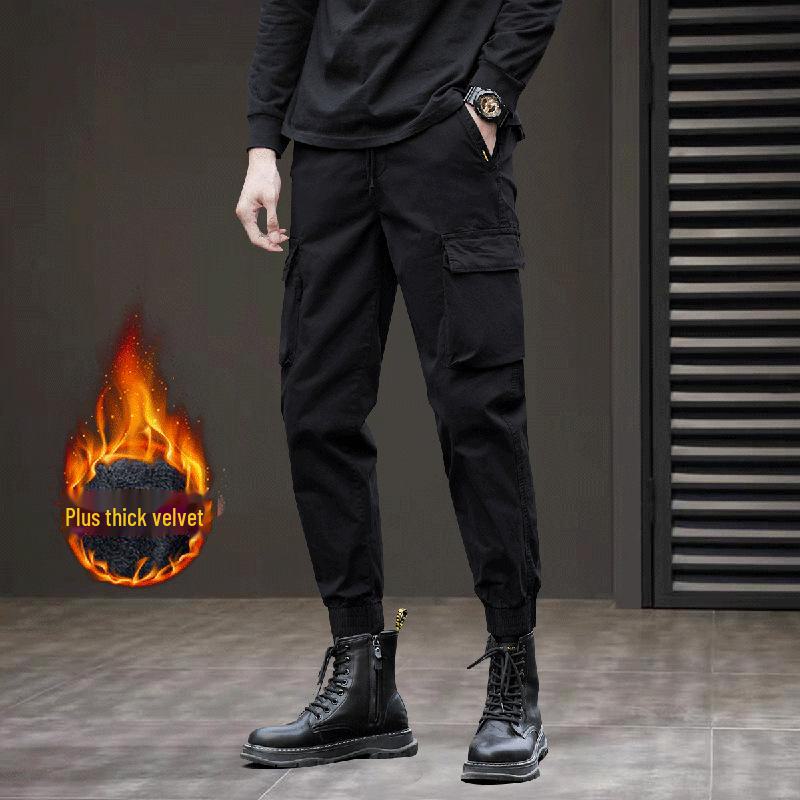 Men's Autumn British-Style Tactical Military Casual Overalls