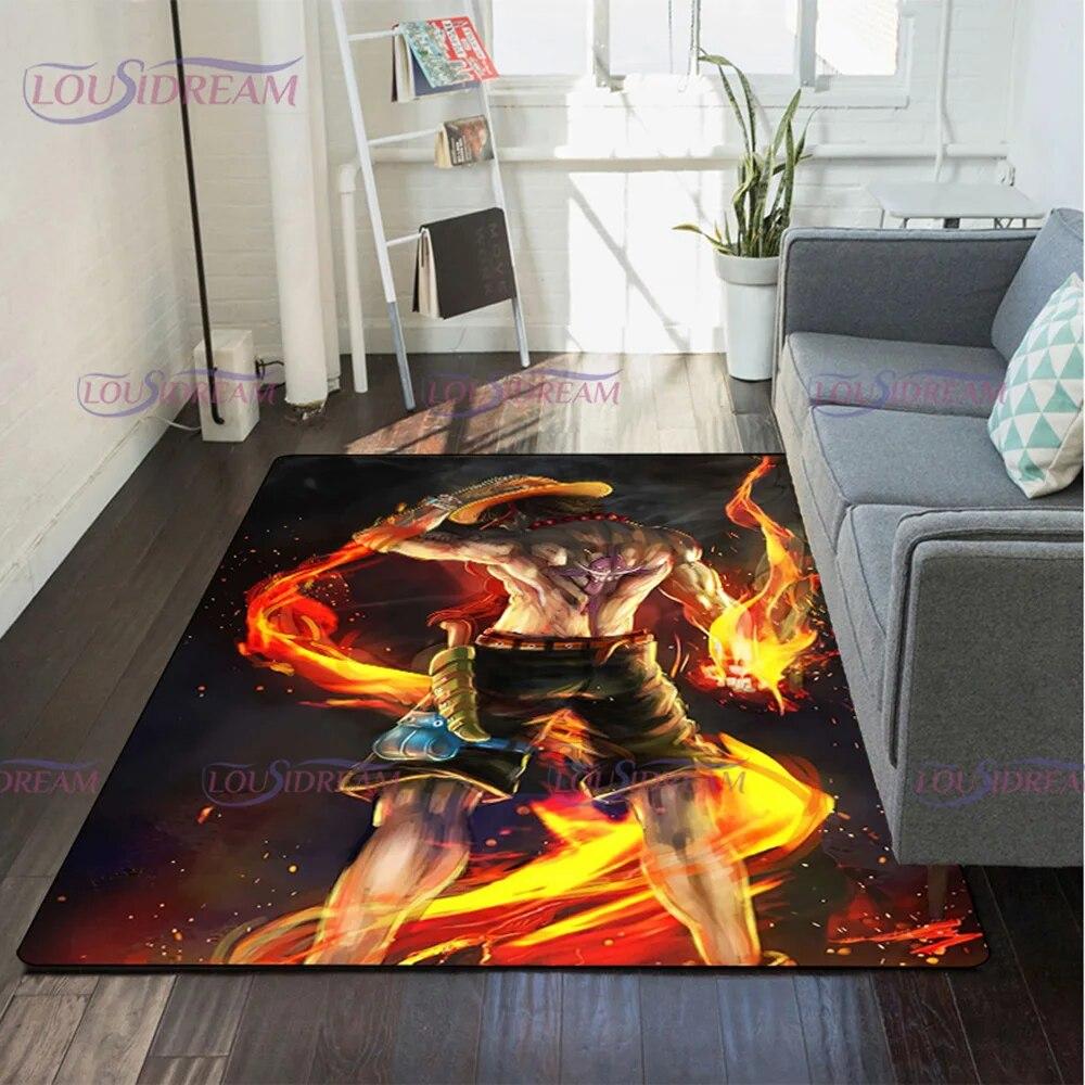 Japanese Pop Anime Carpet for Living Room Rugs Soft Floor Cartoon Rugs Bathroom Rug Home Bedroom Decor Fans Gift