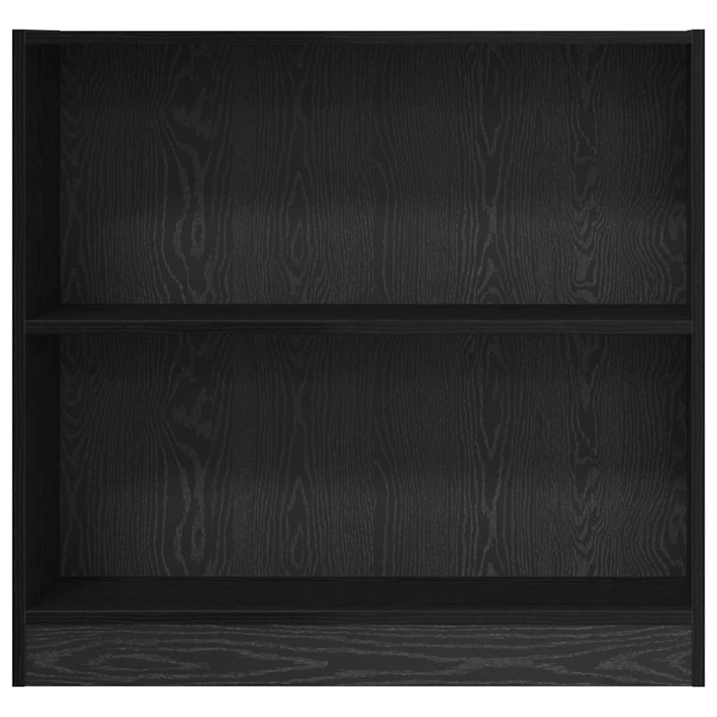 Bookshelf Black Oak Look 80 x 24 x 76 cm Engineered Wood