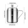 Large Capacity Stainless Steel Seasoning Jar Dustproof Seasoning Pots Spices Organizer  for Kitchen