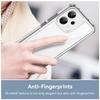 For Oppo Reno14 5G (Global) Case WANLONFENG MF Series TPU Acrylic Clear Phone Cover with Tempered Glass Film