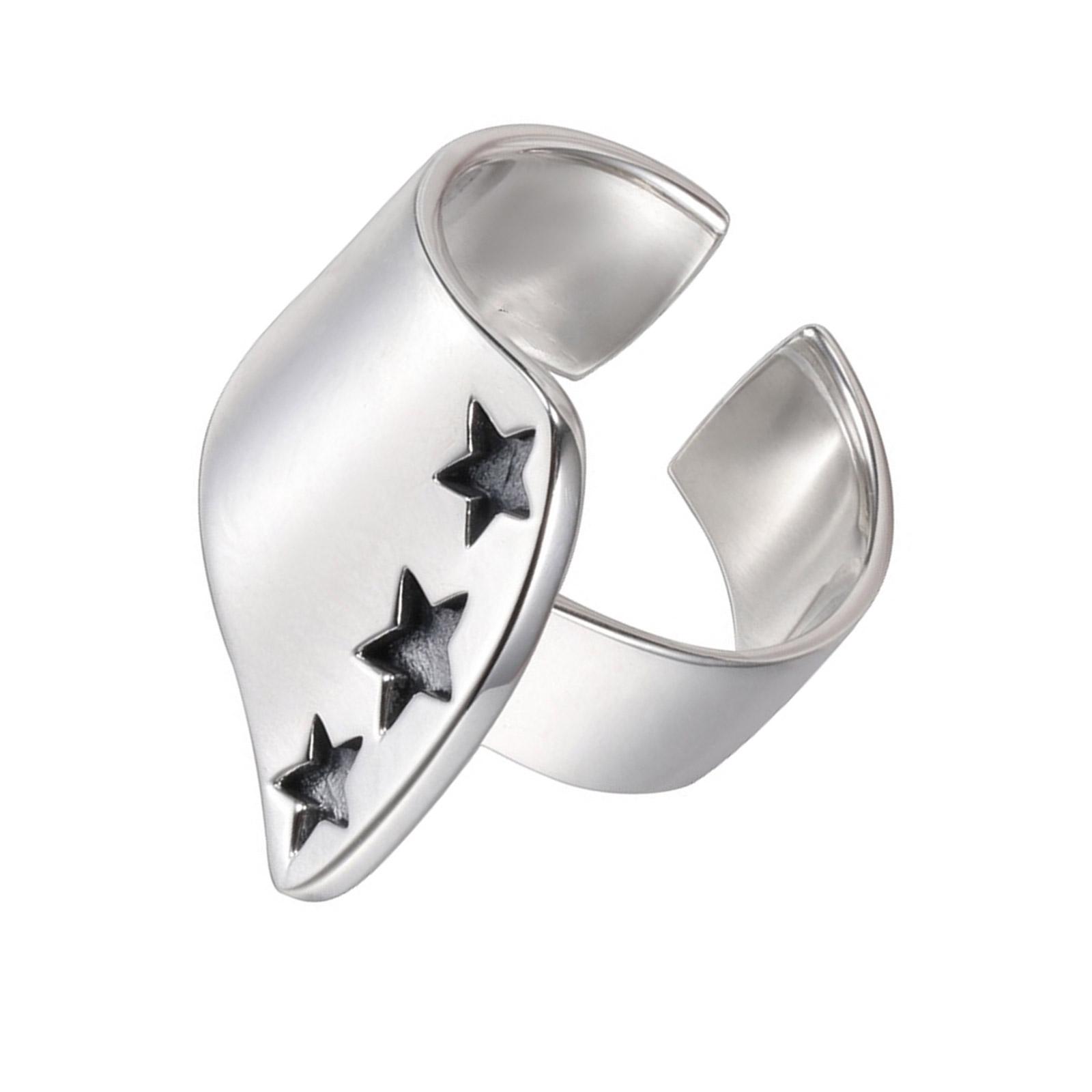 

Кольца серебристого тона из неровного металла с широким отверстием, регулируемые, украшения на палец для модных женщин и законодателей тренда