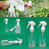 Portable Plastic Spray Bottle Transparent Moisture Atomizer Hairdressing Sprayer Bottles Travel Plants Flower Spray