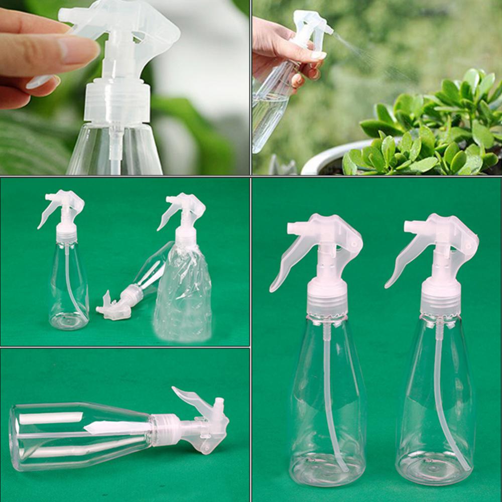 Portable Plastic Spray Bottle Transparent Moisture Atomizer Hairdressing Sprayer Bottles Travel Plants Flower Spray