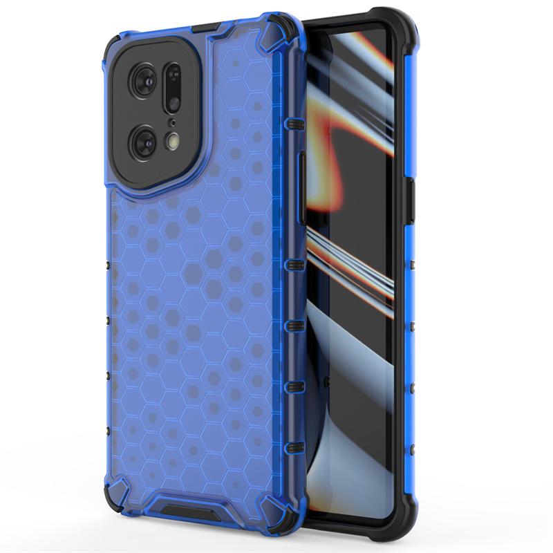 

For OPPO Find X5 Pro Case Hybrid Shockproof Armor Clear Phone Case For Find X 5 X5 Lite Transparent Silicone Bumper Back Cover For Find X5 Pro небесно-голубой